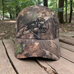 NWOT True Timber Bass Pro Shops Camo Snap Back Ball Cap Hat